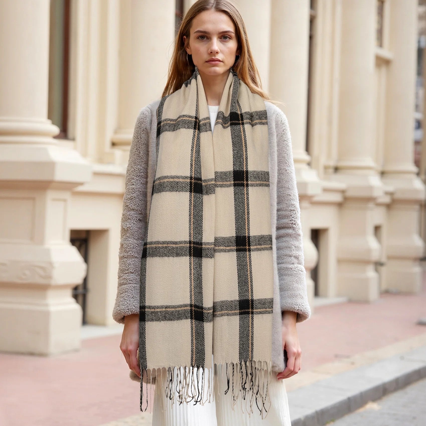 Winter Scarf for Women Shawls for Women Long Big Warm Scarves Fashion Wraps Scarf Plaid