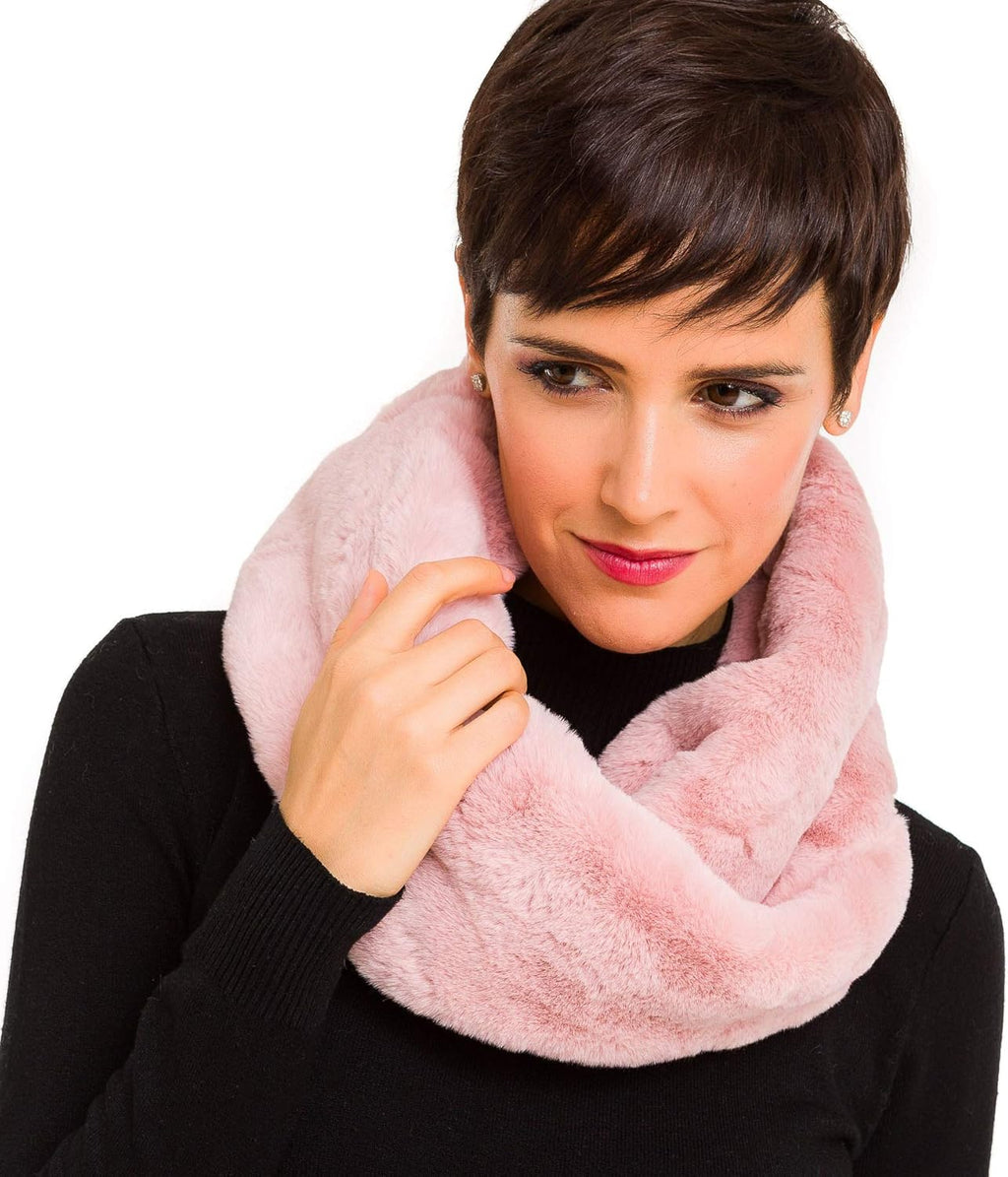 Fur Collar Scarf for Women Faux Fur Scarves Neck Shrug for Fall Winter Coat Dress