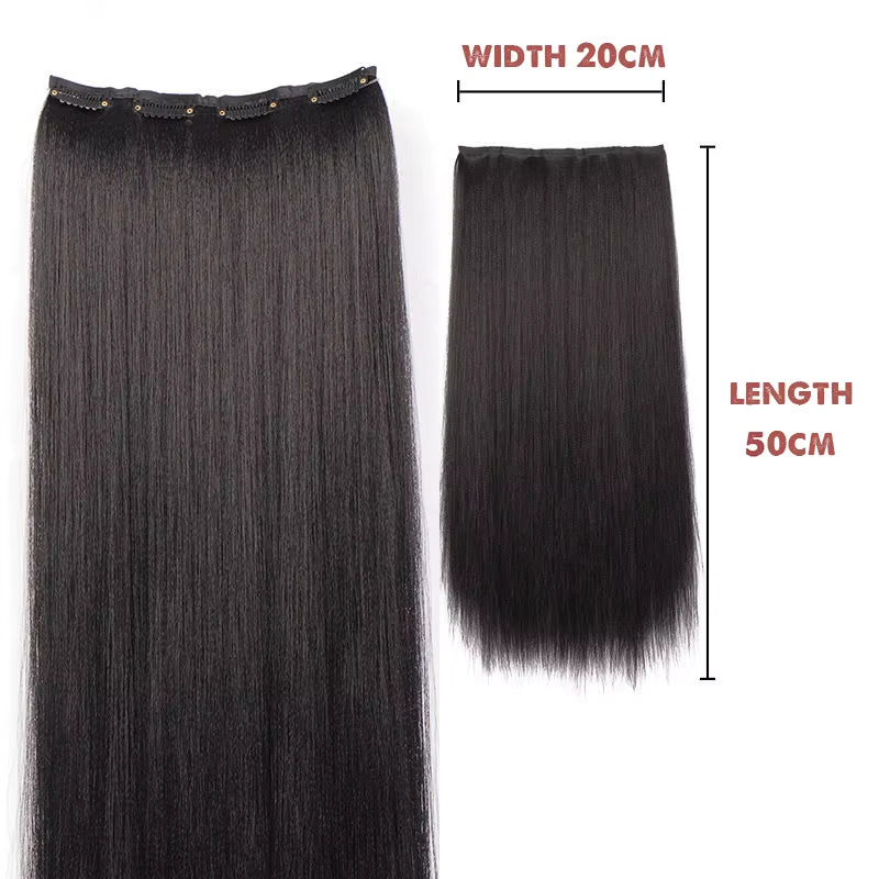 Hanfu Wig Piece Corn Whisker Hairstyle One Piece Hair Extension Non Knotted Long Straight Hair Piece Antique Hairstyle for Women