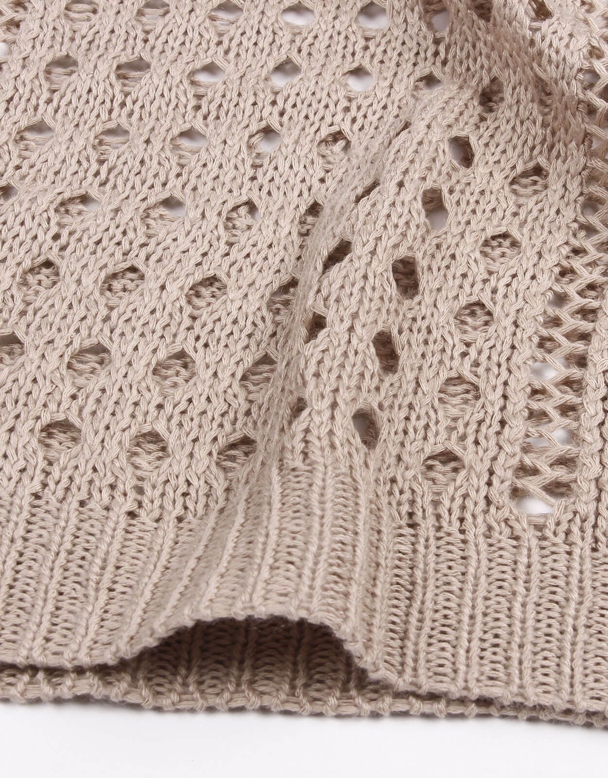 Women Swimsuit Cover up Bikini Sleeveless Beach Dress Crochet Hollow Out Coverup