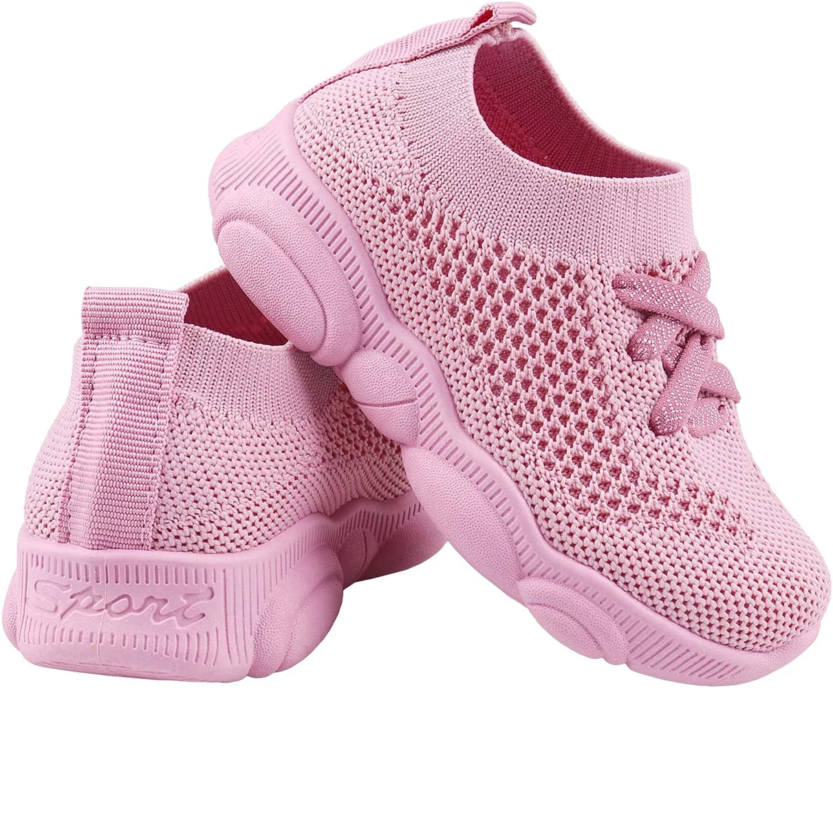 Toddler Baby Girls Boys Tennis White Walking Barefoot Slip on Shoes 18-24 Months Size 5 Wide Toe Box Summer Soft Sole Flexible Dinosaur Cheer Shoes Breathable Outdoor Soccer Rubber Sneakers