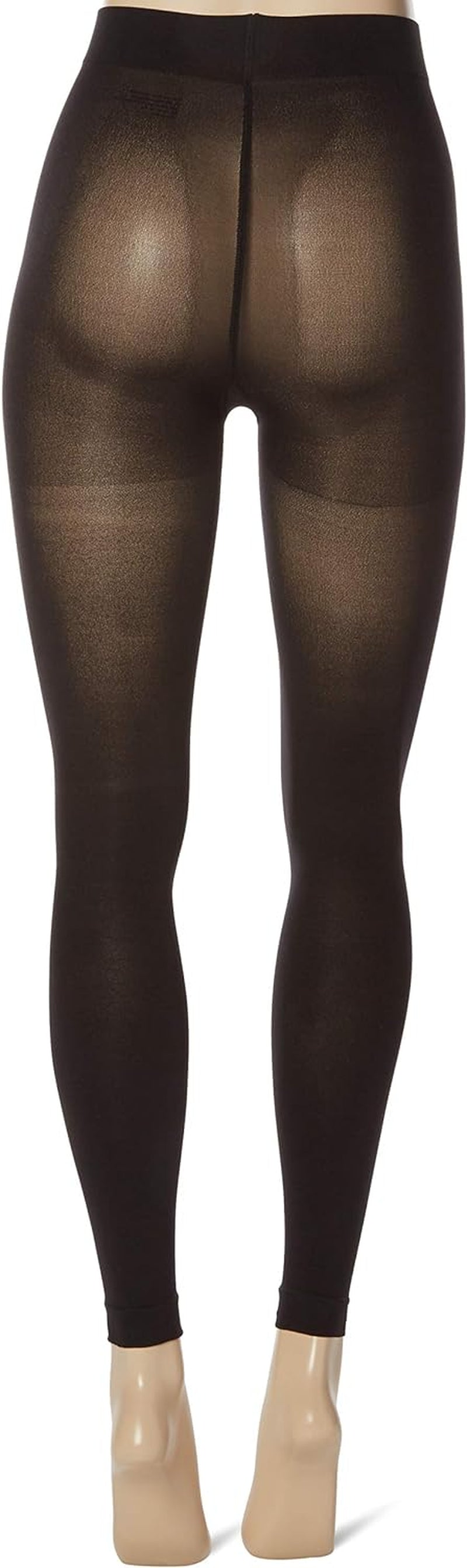 No Nonsense Women's Super Opaque Control Top Footless Tights