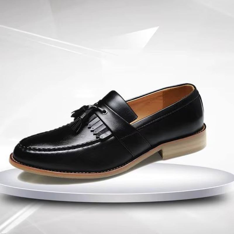 Men Fashion Casual Tassels British Style Brown Black Formal Driving Dressing Business Shoes Wedding Party Flats Shoe
