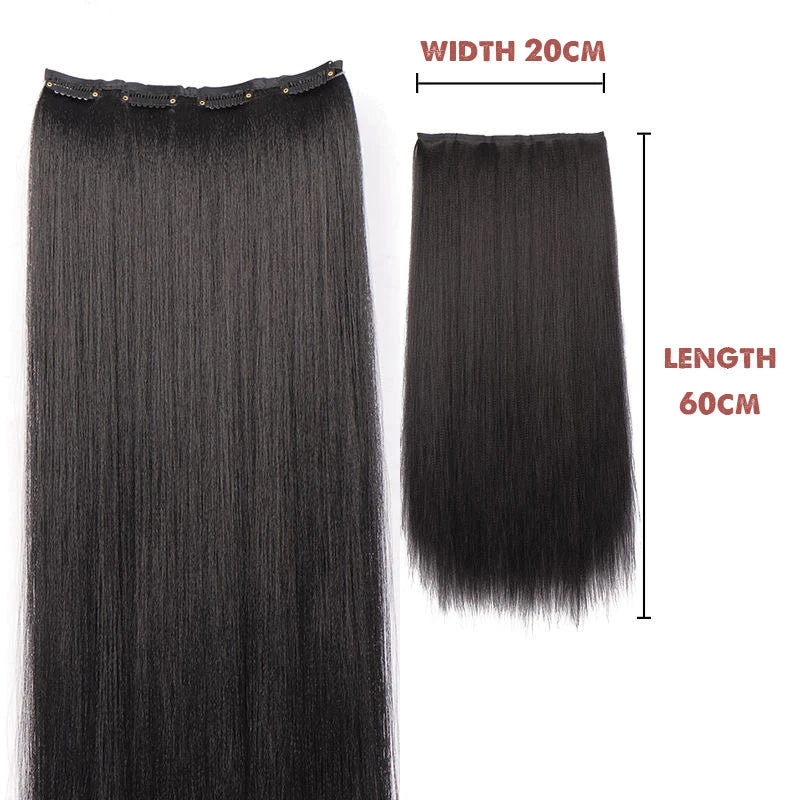 Hanfu Wig Piece Corn Whisker Hairstyle One Piece Hair Extension Non Knotted Long Straight Hair Piece Antique Hairstyle for Women