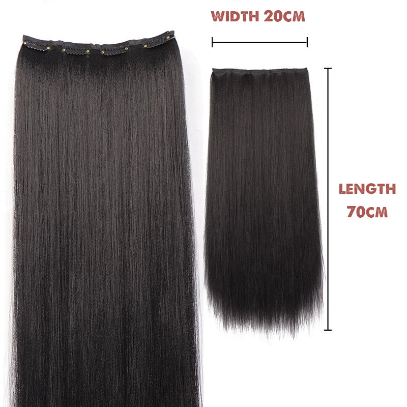 Hanfu Wig Piece Corn Whisker Hairstyle One Piece Hair Extension Non Knotted Long Straight Hair Piece Antique Hairstyle for Women