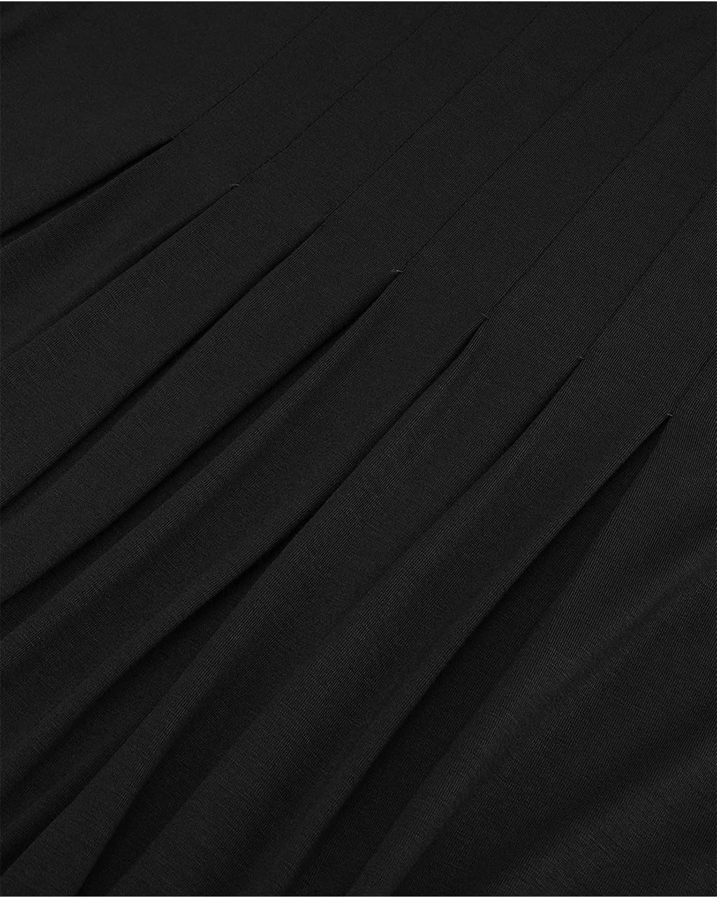 Womens Summer Casual Half Sleeve Empire Waist Loose Swing Pleated Modest Work Tunic T Shirt Dresses