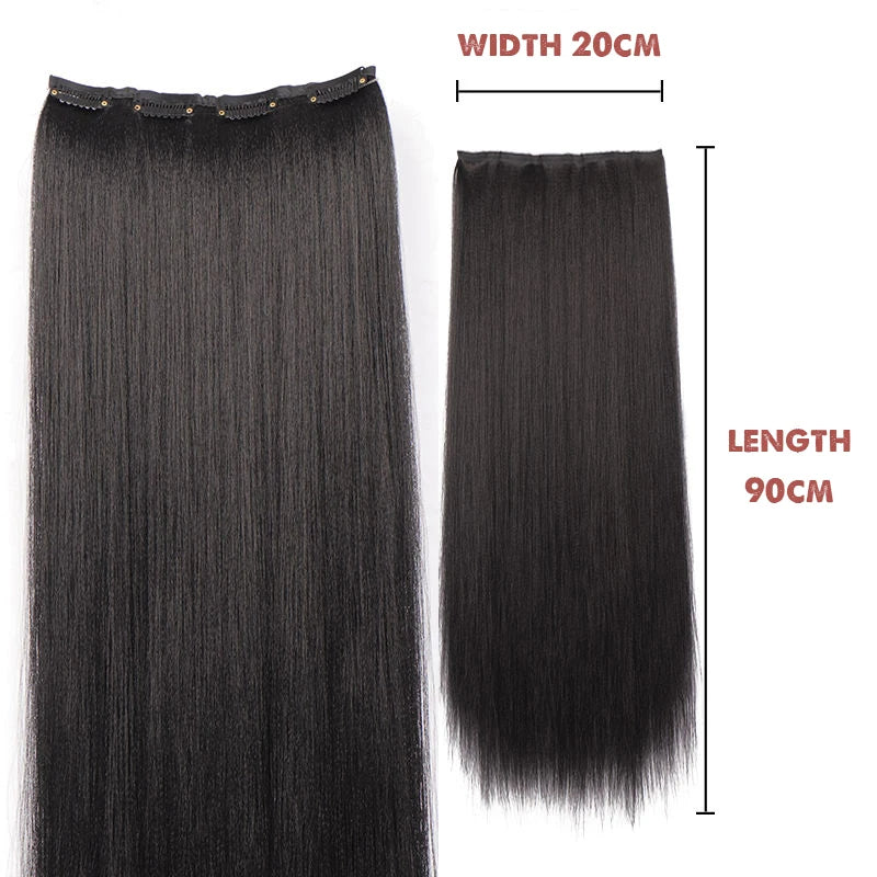 Hanfu Wig Piece Corn Whisker Hairstyle One Piece Hair Extension Non Knotted Long Straight Hair Piece Antique Hairstyle for Women