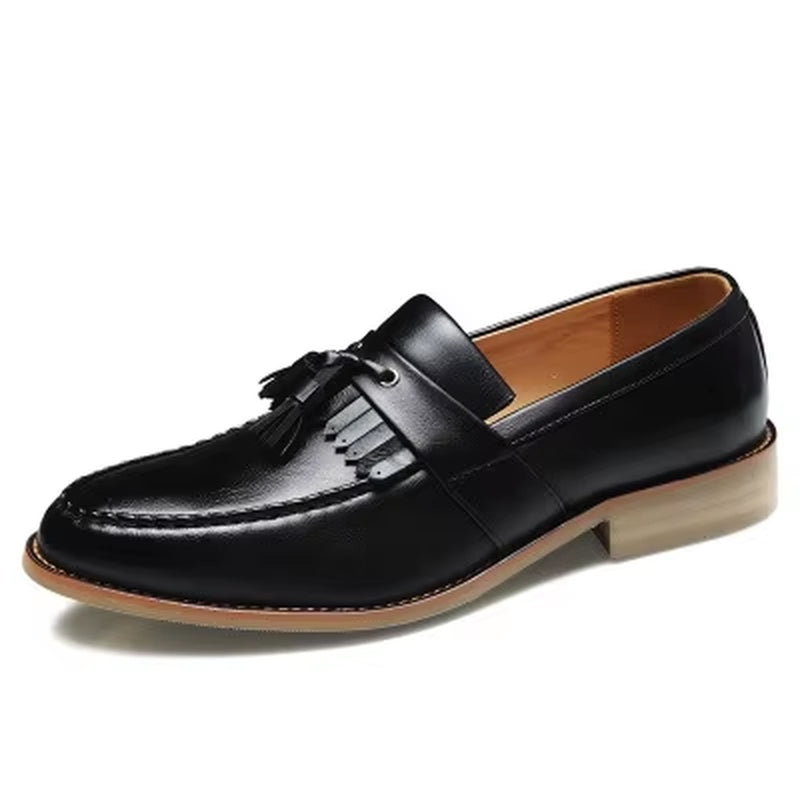 Men Fashion Casual Tassels British Style Brown Black Formal Driving Dressing Business Shoes Wedding Party Flats Shoe